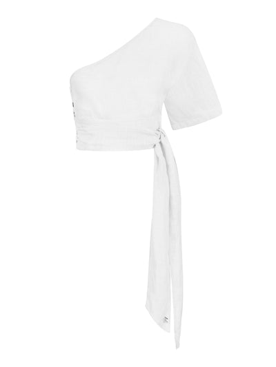 The Beach House Linen Blouse