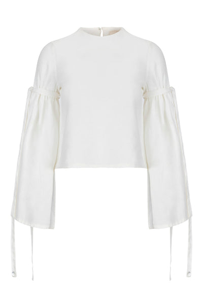 At the Imperial Linen Blouse