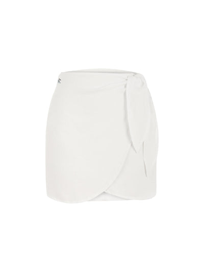 Cheese and Grapes Linen Skirt