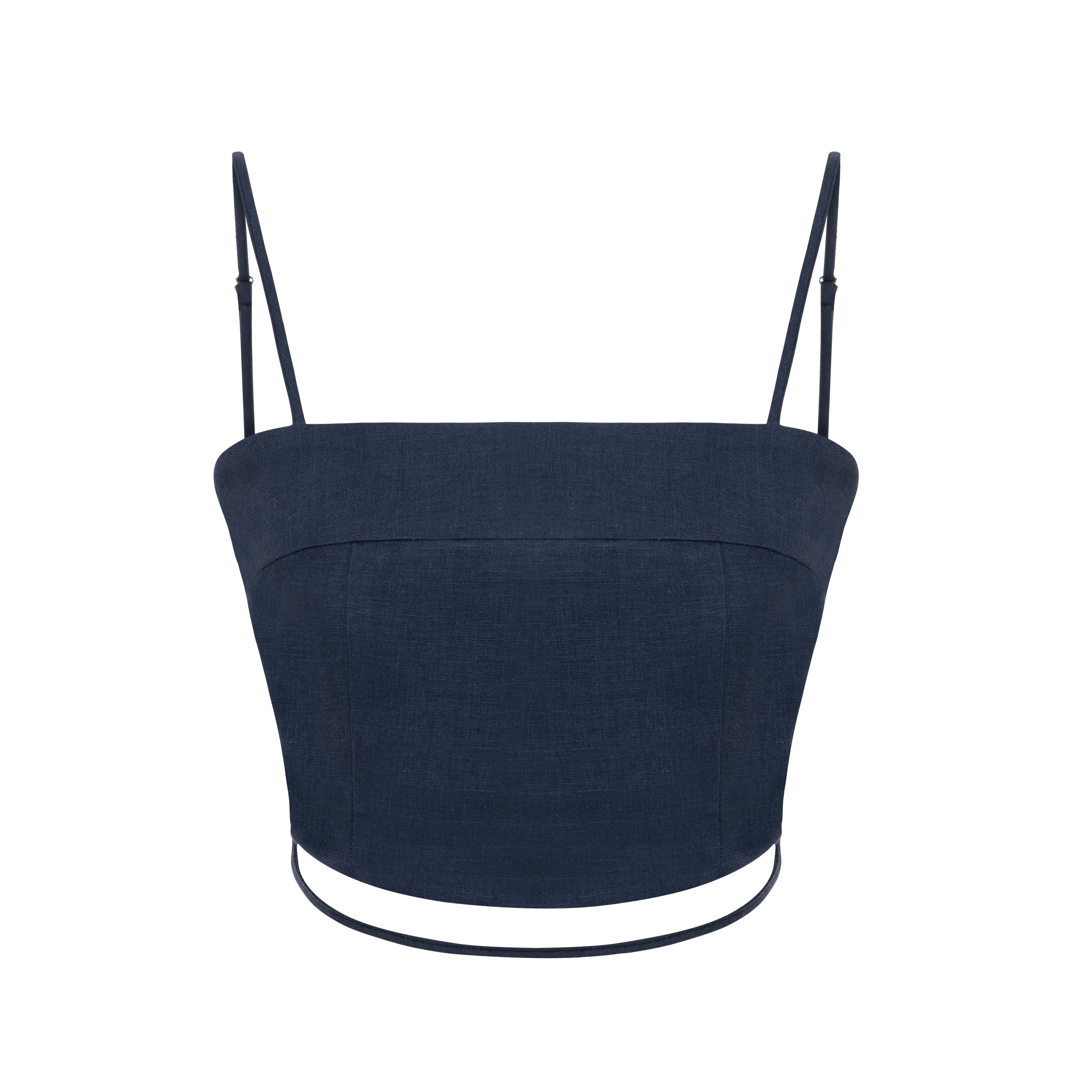 Come Rain or Shine Keten Bluz - Beyaz