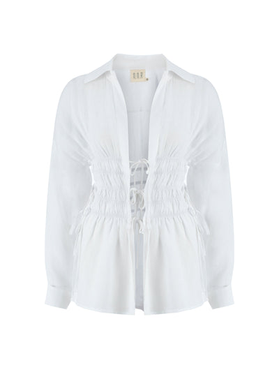 Everything's About Me Keten Gömlek - Beyaz