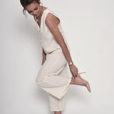 By the Lake Maggiore Linen Jumpsuit