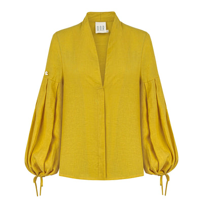 The Present Keten Gömlek - Limon Küfü