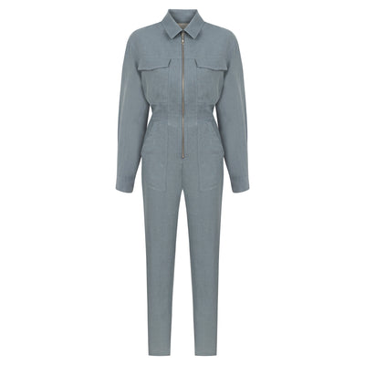 A Bold Idea Keten Tulum - Mavi Gri